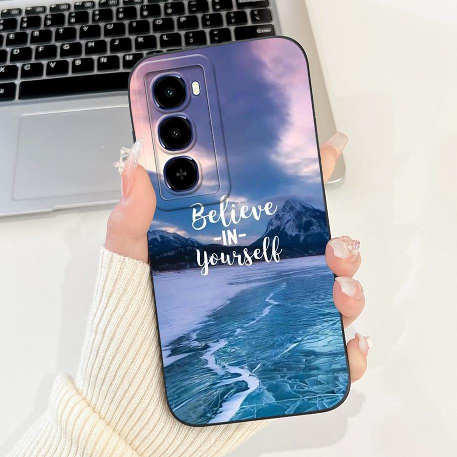 For Itel City 100 Case Luxury Sunset Marble Painted Soft Liquid Silicone Shockproof Cover For Itel City 100 2025 City100 4G Capa