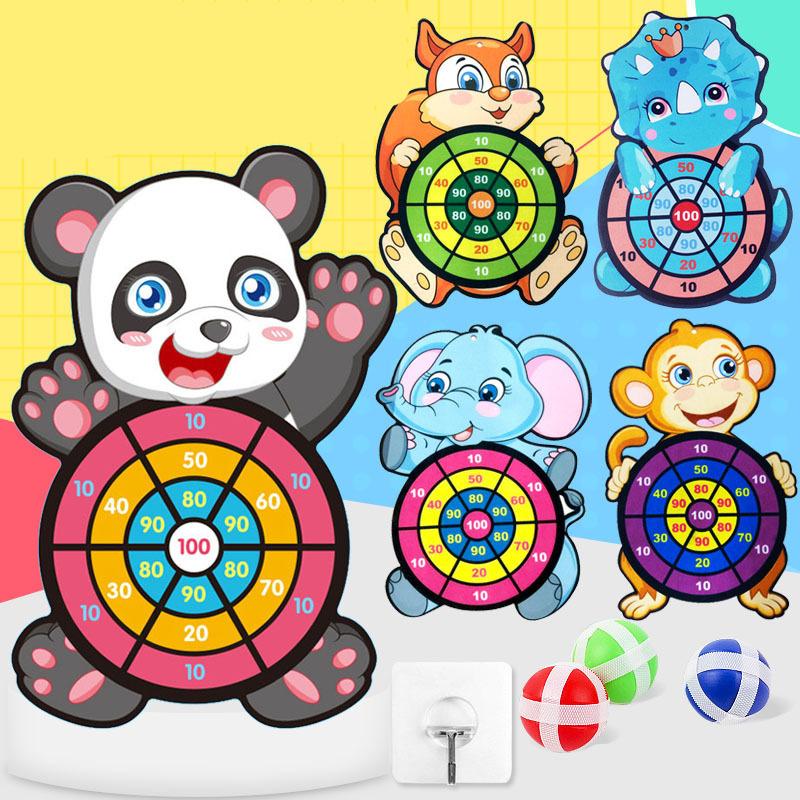 Montessori Dart Board Ziel Sport Spiel Spielzeug Für Kinder 4 Zu 6 Jahre Alt Outdoor Spielzeug Kind Indoor Mädchen Klebrige ball Jungen Geschenk