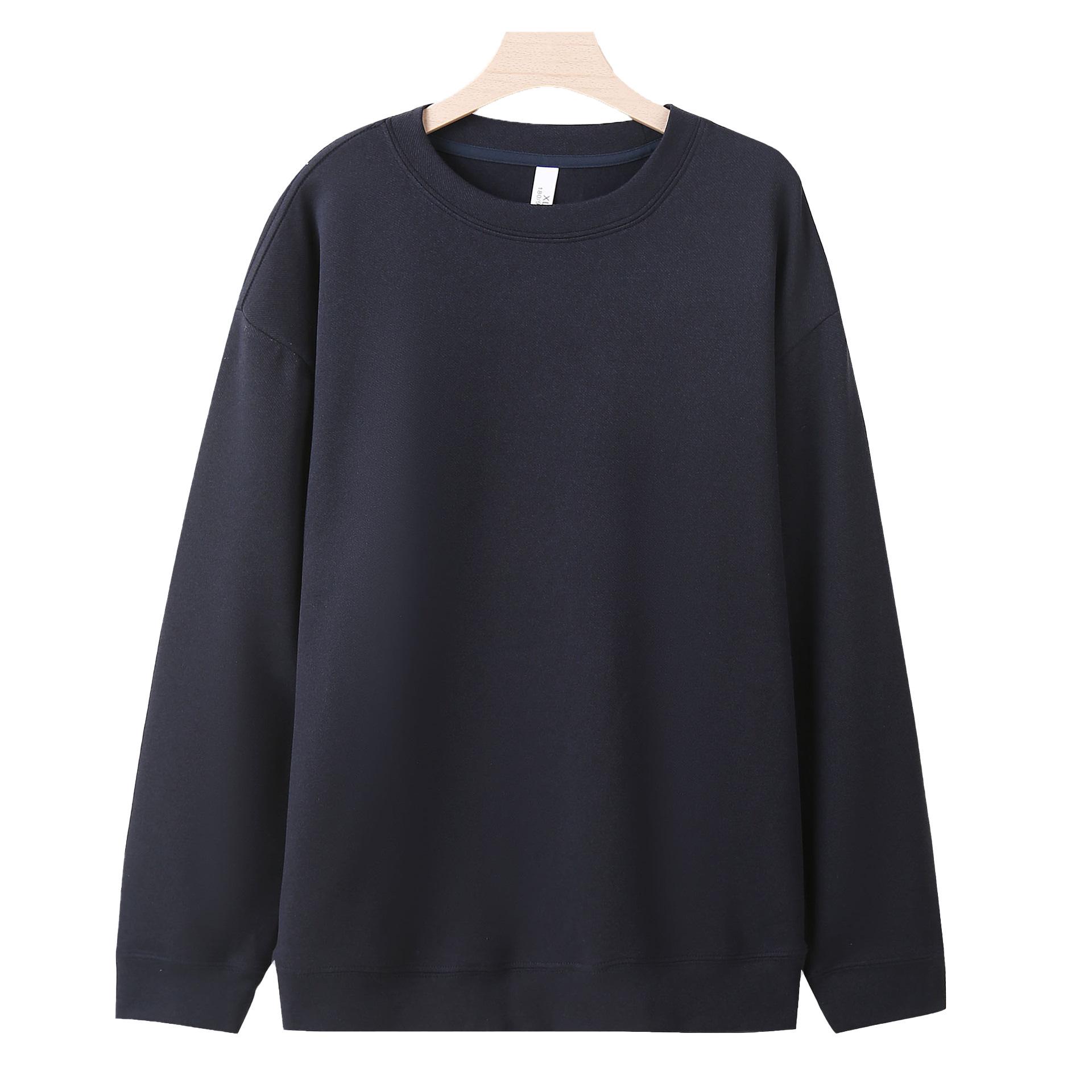 

Men s Thermal Fleece Crew Neck Long Sleeve Hoodie - Warm, Thick, and Loose Fit M (80-100kg recommended)