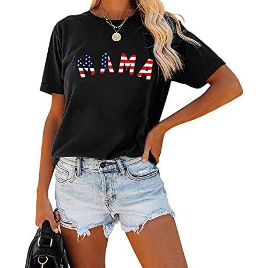 Männer Frauen Casual O Neck Printed T-shirt O Neck Kurzarm Baumwolle Tops