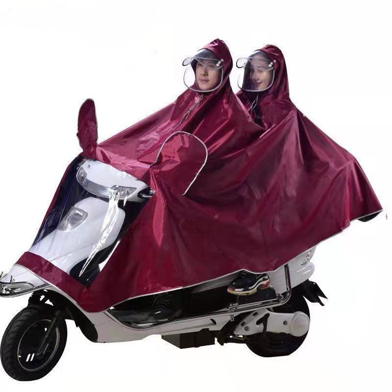 Mantella Pioggia Spessa Unisex per Scooter Elettrico/Bicicletta: Attrezzatura Antipioggia Torrenziale per Adulti