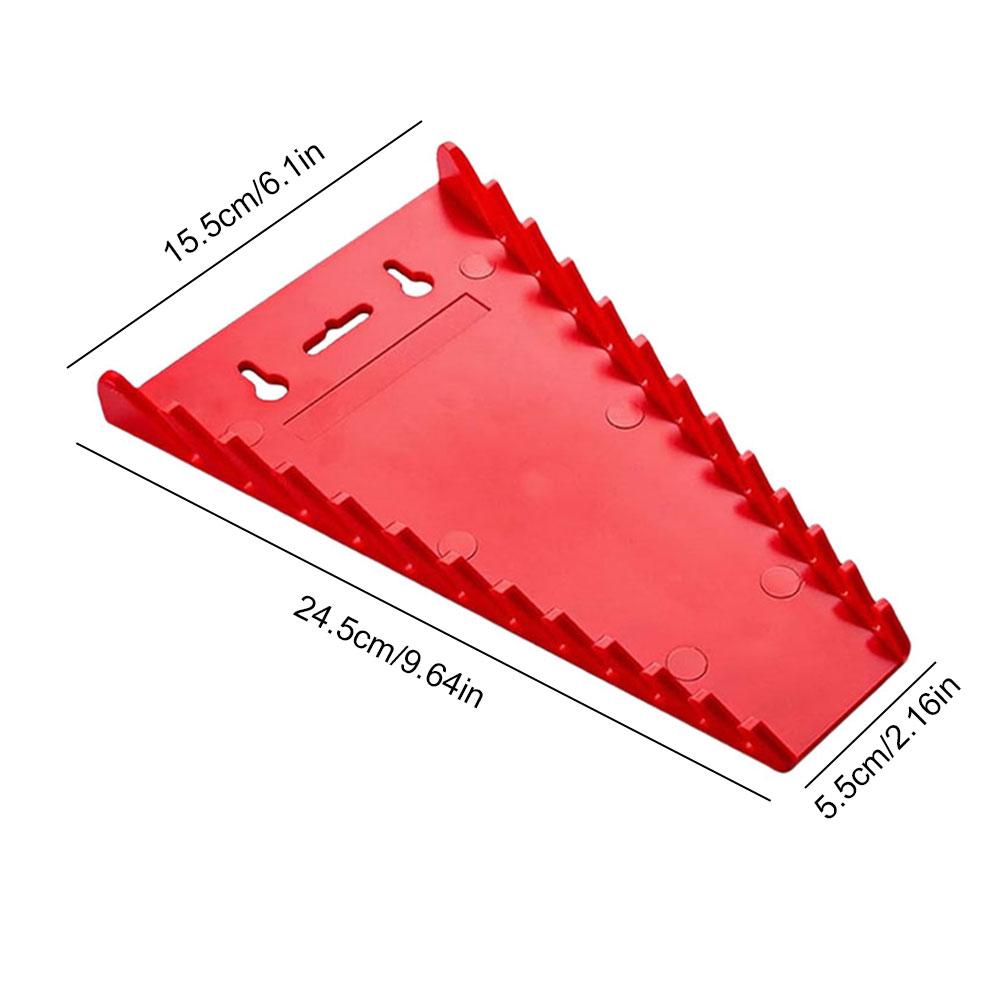 1/2Pcs Wrench Organizer Plastic Spanner Holder Tools Tray Wrench Storage Rack Magnetic Spanner Storage Tool Garage Wrenches Tray