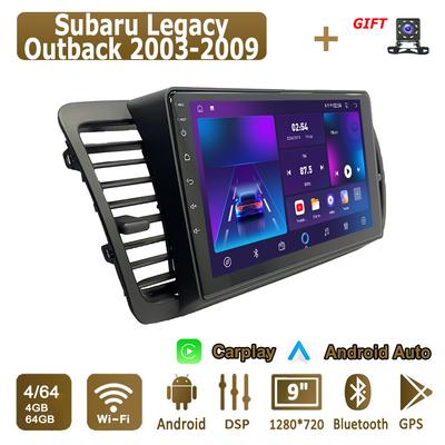 Android Carplay Car Radio For Subaru Legacy Outback 2003-2009 Multimedia Player Head Unit Stereo GPS Navigation BT WIFI 4+64GB