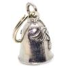 Guardian Bell USA AMGB-035 Made In USA Biker Amulet Biker Amulet Keychain Traffic Safety Amulet Bell