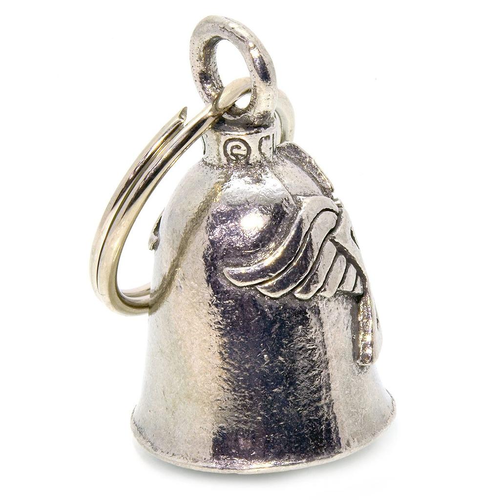 Guardian Bell USA AMGB-035 Made In USA Biker Amulet Biker Amulet Keychain Traffic Safety Amulet Bell