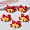 10 Pcs Cute Cartoon Christmas Deer Cookie Man Snowman Resin Scrapbook Diy Jewelry Wedding Children Gift Hairpin Accessories A57