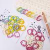 24Pieces Fruit Shape Stitching Markers Rings Crochet Locking Markers for Hobbyist and Professional Knitting Crocheting