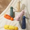 Mini Pocket Folding Umbrella Ultra Lightweight Compact 6-Rib Travel Umbrella Sun & Rain Parasol