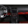 For Dodge Challenger 2009-2014 Black Aluminum Middle Console AC Knob Cover Trim