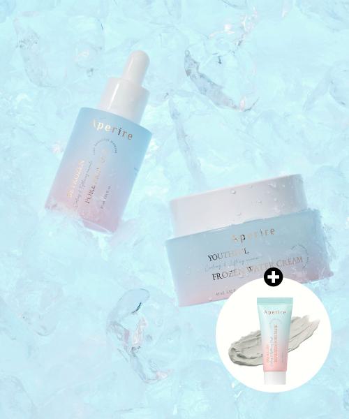 APERIRE Be Frozen Pore Cooling Ampoule 30ml + Frozen Water Cooling Cream 45ml + Cooling Pack 20ml Set NONE