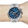 BOSS Hero Blue Dial Silver Stainless Steel Bracelet Men's Quartz Watch 1513755