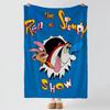 TThe RRen Stimpy Show Throw Soft Warm Flannel Blanket Multiuse Throw for Bed Sofa Office Air Conditioning Nap Blanket