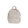 Backpack women's summer Korean style nylon cloth large capacity pleated splicing design contrasting color backpack nylon backpack