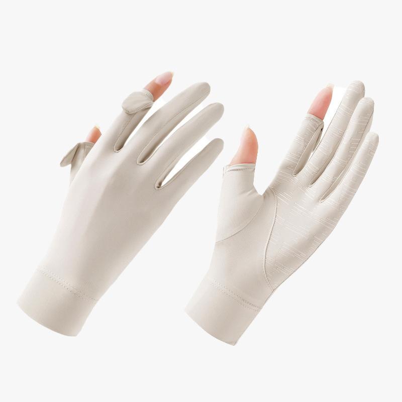 Sunscreen Gloves for Women with Ultraviolet Rays Summer Electric Car Anti Slip Thin Touch Screen Riding Sunscreen Gloves for Women