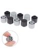 5 Stück Kunststoff-Halbachsen-Knopf Durchmesser 15,8 mm Höhe 17 mm Potentiometer-Encoder-Knopf D-förmiger Innendurchmesser 6 mm