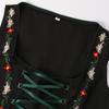 Costume Vestito da Birra Ricamato Oktoberfest Taglie Forti