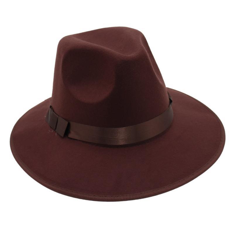 Top Hat Jazz Hat Male And Female Knight Hat Felt Hat Nostalgic Wool Hat Shanghai Beach Gambler Hat