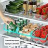 Food-Grade Refrigerator Storage Box: Freshness Drawer for Fruit, Eggs, and Beverages.
