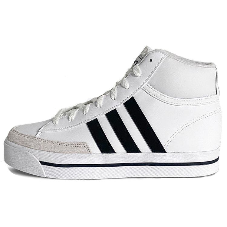 Adidas Neo Retrovulc Mid Skate Shoes Men Skate Shoes Bright-White H02213