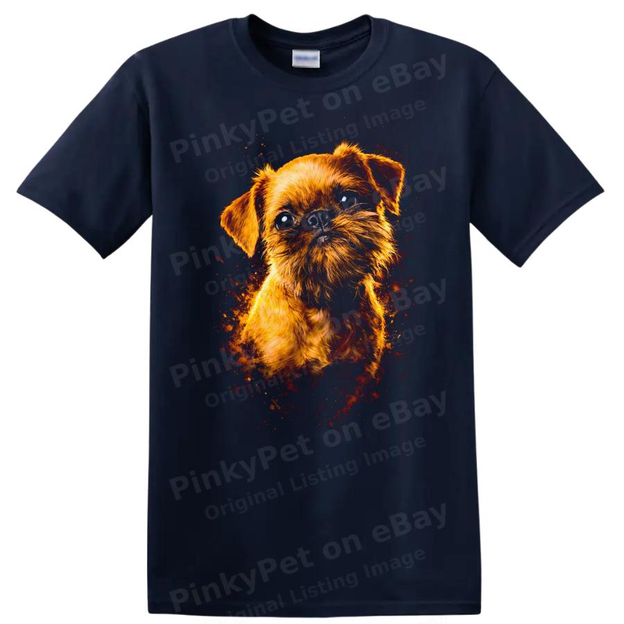 Dog Breed T Shirt Cute Playful Dog Face Design Funny Pet Lover Tee