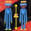 Poppy Playtime Huggy Wuggy Deluxe Action Figure with Changeable Facial Series 1 Expressions, 12-Inch Tall, [Officially Licensed]