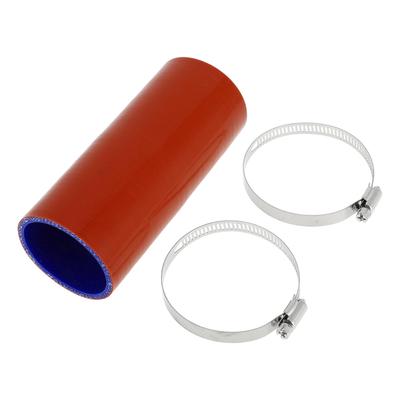 X AUTOHAUX Tuyau en silicone, Tube en silicone, Intercooler, Turbo, Tuyau d'admission, Rouge, Longueur 5,9 pouces