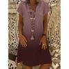 JPNTKY Fashion Summer Spring  Sleeve V-Neck Casual Dresses