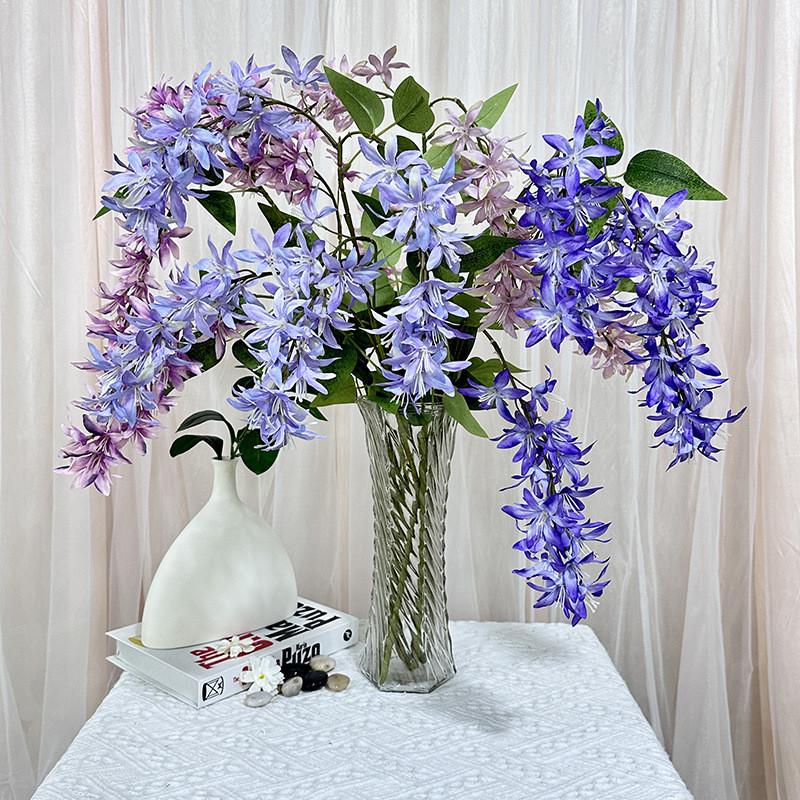 Wedding Silk Wisteria Decoration Flowers For Venue Ambiance And Shoots Photo