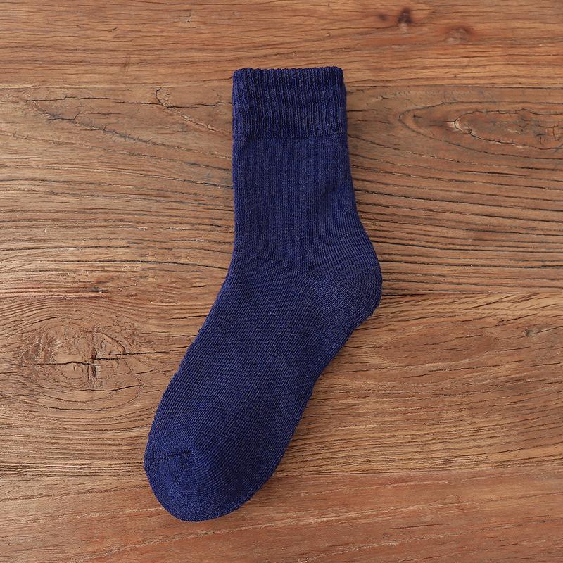 

Женские хлопковые носки до середины икры на осень/зиму и мужские теплые махровые носки выше колена с толстой флисовой подкладкой One Size