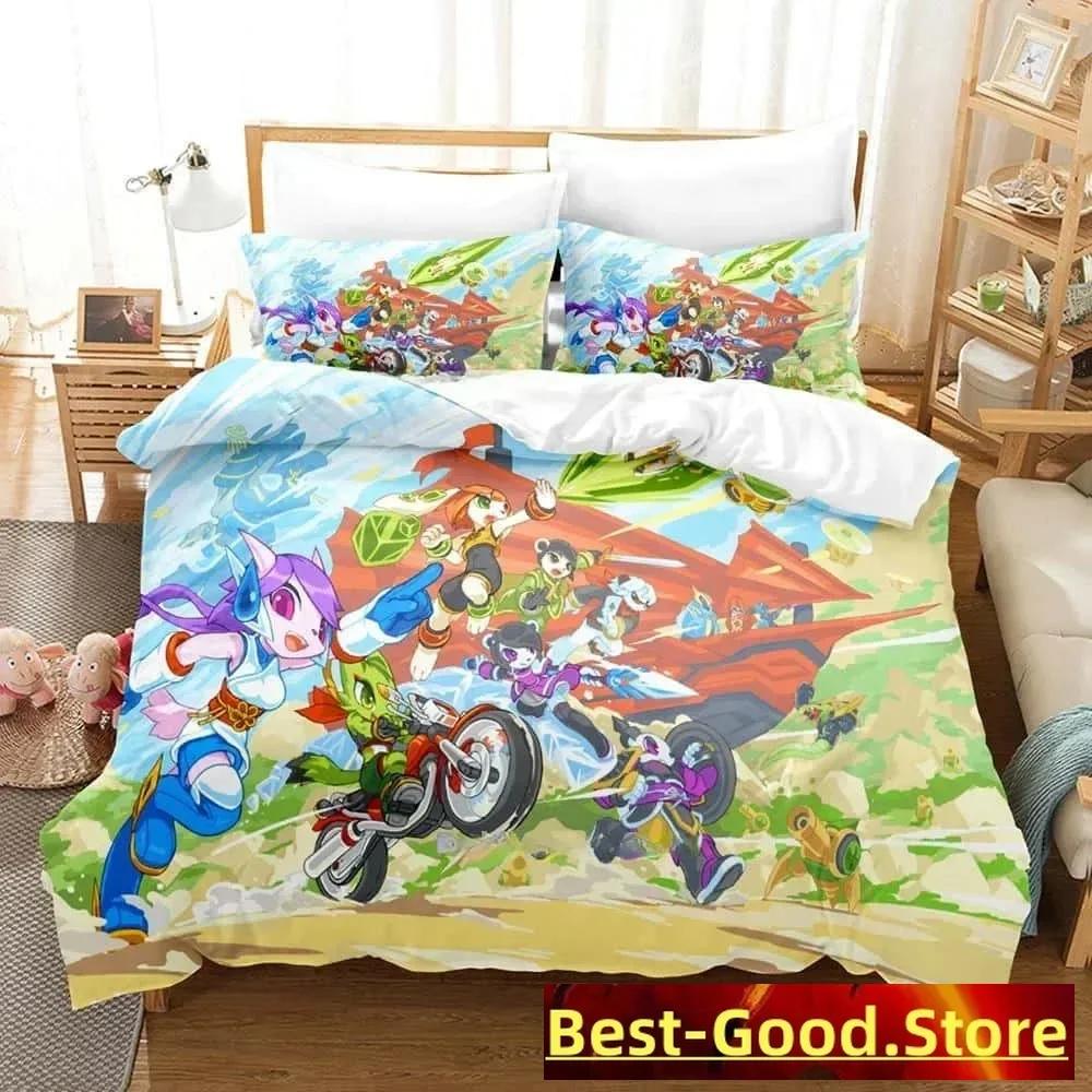3d Cartoon Game Freedom Planet Bedding Set Printed Bed Set With Pillowcase Bed Duvet Cover Soft Queen King Size Bedclothes Home