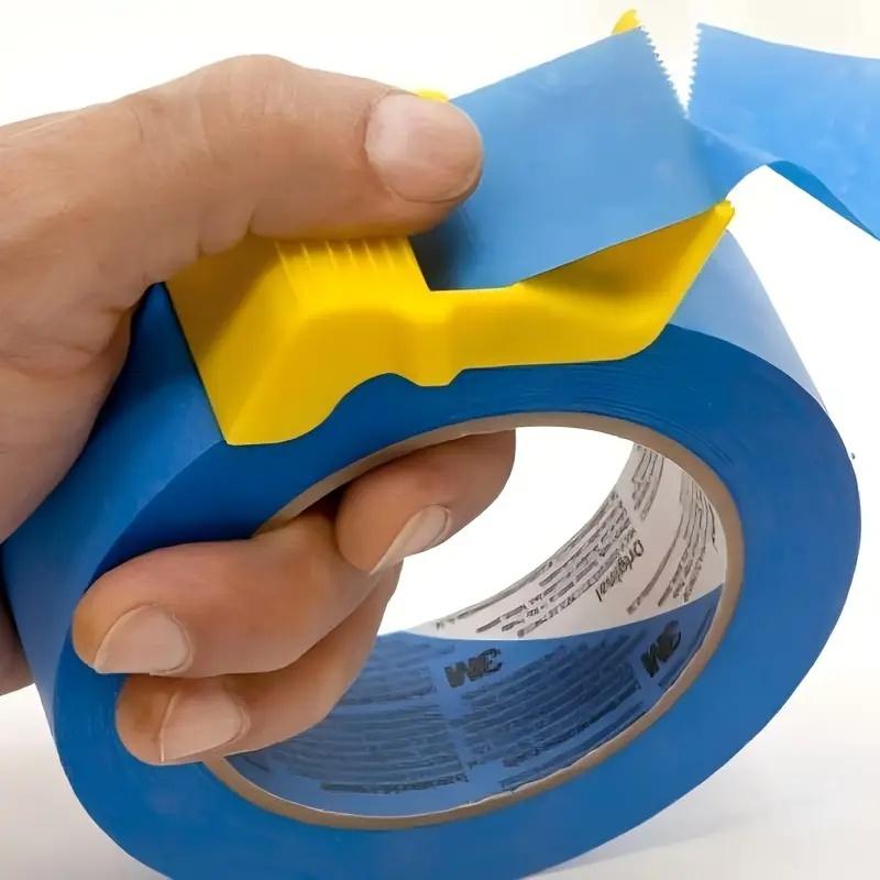 Three-piece Set, Three Sizes: Tape Dispenser, Tape Separator, Small Tape Cutter, and Spray Paint Accessory Tape Corner