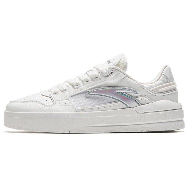 Anta Street Lite Slip Resistant Abrasion Resistant Low top Skateboard Shoes Women's White 122338071-5