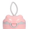 Baby Food Containers Large Pink Safe PP Material Sufficient Capacity Compact Portable Cute Style Powder Dispenser