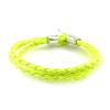 Les Trésors De Lily [J1324] - Mixed Steel Yellow Green 'Peaceful' Bracelet