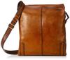 L'Ompresse Archaic Shoulder Bag, Made In Japan, Cowhide Leather, Brown, 71862
