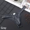 Men Briefs Breathable Thong Pouch Underwear G-String Low-Rise Transparent Panties Ultra-Soft