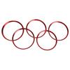 5 Stuks Rode Luchtuitlaat Ring Sierstrip Voor Benz A Klasse A200 A180 A220 W176