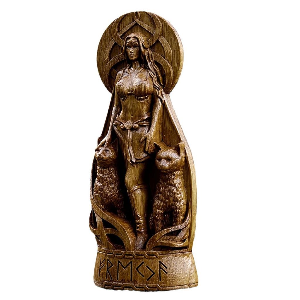 New Viking Gods Pagan Altars Outdoor Garden Garden Ornaments Decorative Sculptures