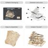 3D-Puzzles aus Holz, Murmelbahn-Set – Mechanischer Modellbausatz für Erwachsene, DIY-Achterbahn-Spielzeug, Geschenke für Jungen/Mädchen