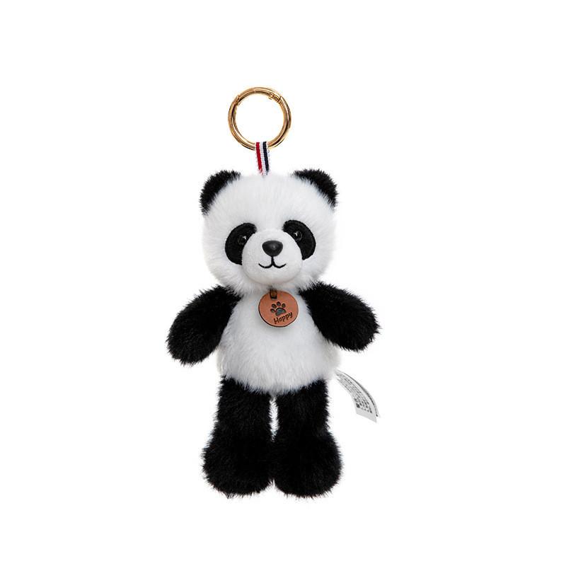 Cute Animal Plush Keychain Huggable Toy Car Charm For Kids And Teens Style A