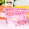 2/3/4PCS Picnic Basket Environmentally Friendly Adopt High-quality Plastic Rattan Material Handwork Holiday Decoration Portable
