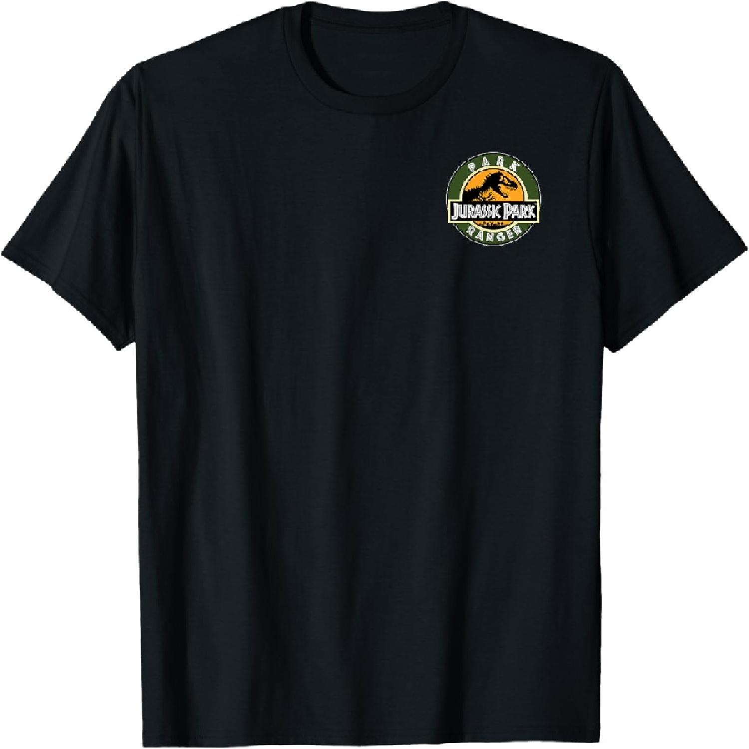 Jurassic Park Logo Park Ranger Badge T-Shirt S