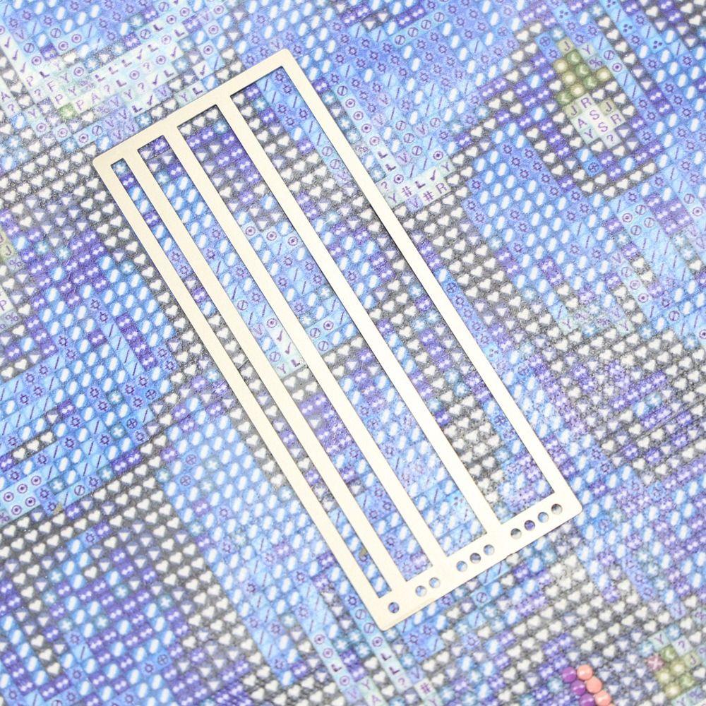 Non-Slip Ruler for Diamond Art Ruler DIY Straight Drill Ruler  for Diamonds Painting Tools