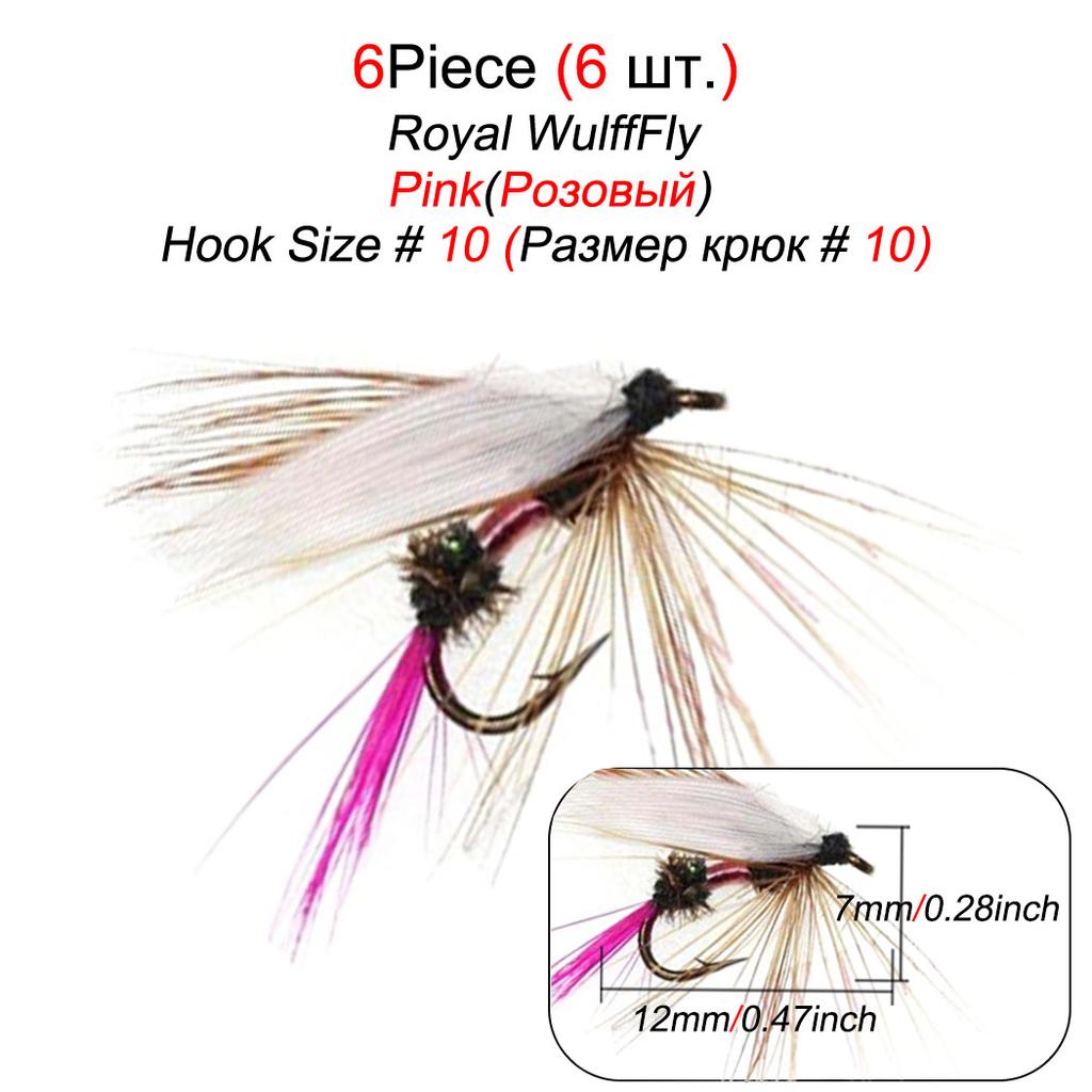 6/12/18/24Pcs Fly Fishing Lure Nymph Dry Wet Flies Bionic Bait Fly Trout Fishing Lures
