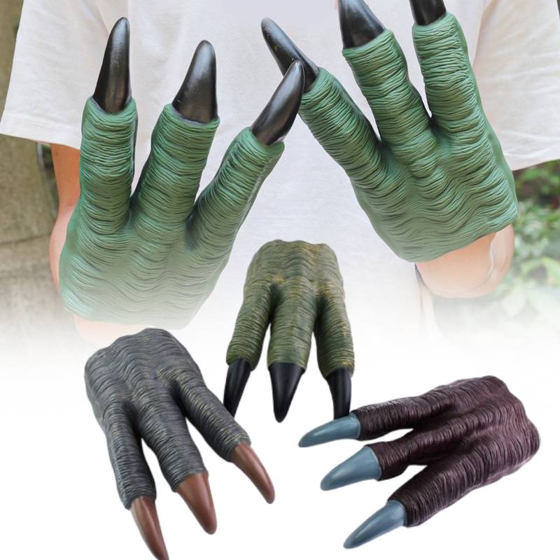 Claw Dragon Model Vinyl Toy Cartoon Halloween Gloves Decoration Durable Prop