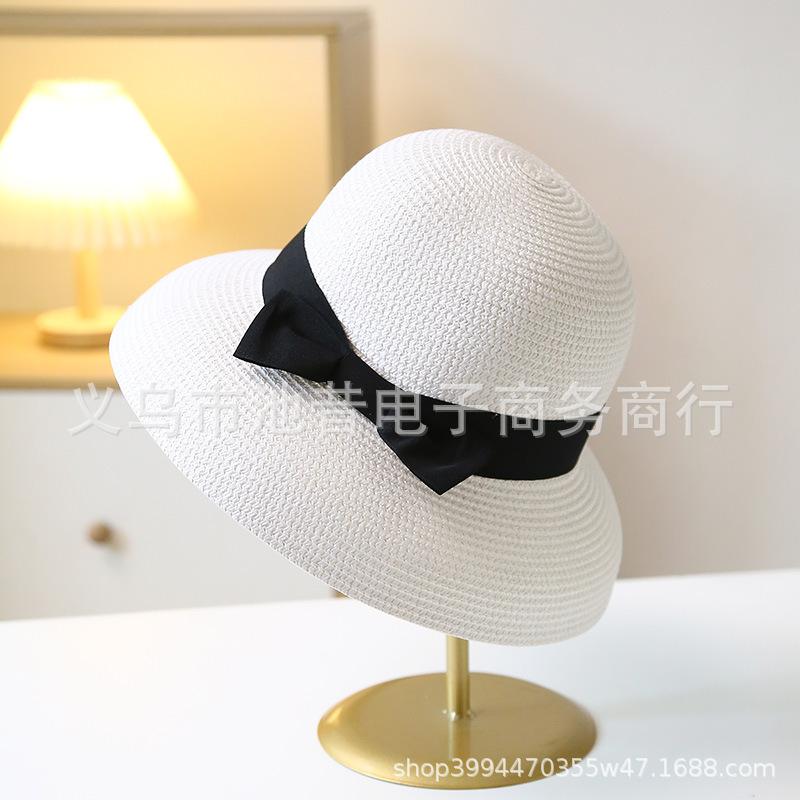 New Straw Hat Women's Sunshade Sunscreen Hat Summer Lampshade Hat Outdoor Fashion Versatile Sun Hat