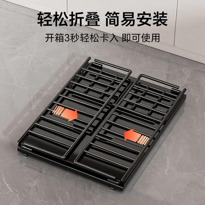 2pcs Pull-Out Under-Sink Storage Basket Foldable Sliding Drawer Organizer for Kitchen Cabinet Pantry Bathroom Accessories