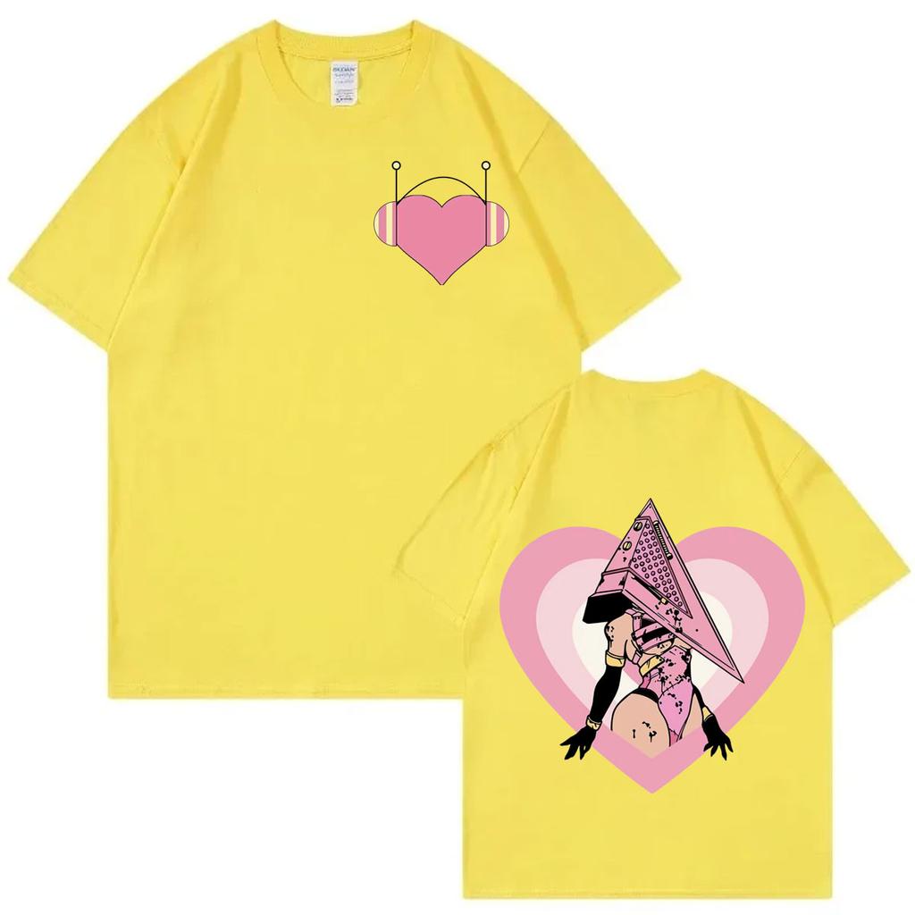 Game Silent Hill 3 Embroidered Princess Heart Graphic T Shirts Harajuku Y2k Short Sleeve Tshirt Unisex Fashion Casual Tshirts