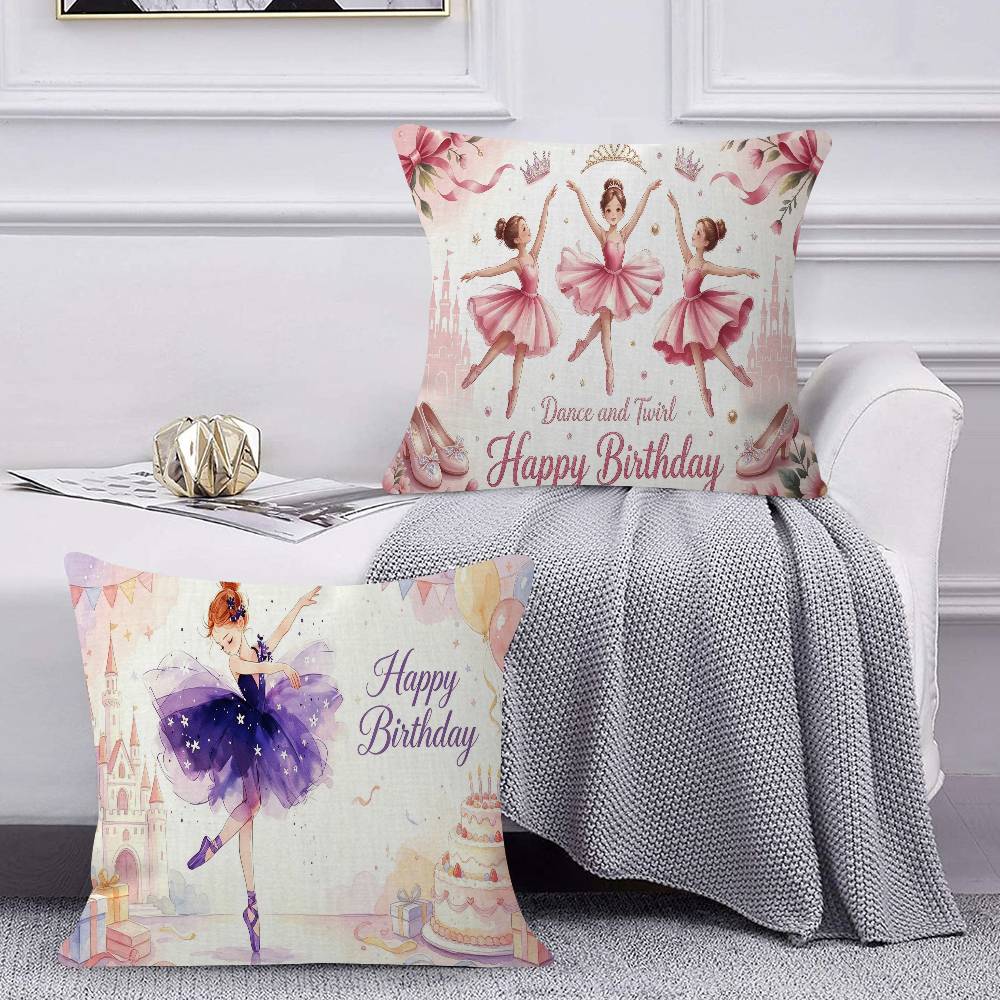 Ballet Princess Pillow Anime Pillow Sofa Bed Head Pillow Cover Cushion Cover Fashion
