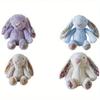Cute Sitting Long Ear Rabbit Plush Doll, Creative Soft Stuffed Anima
